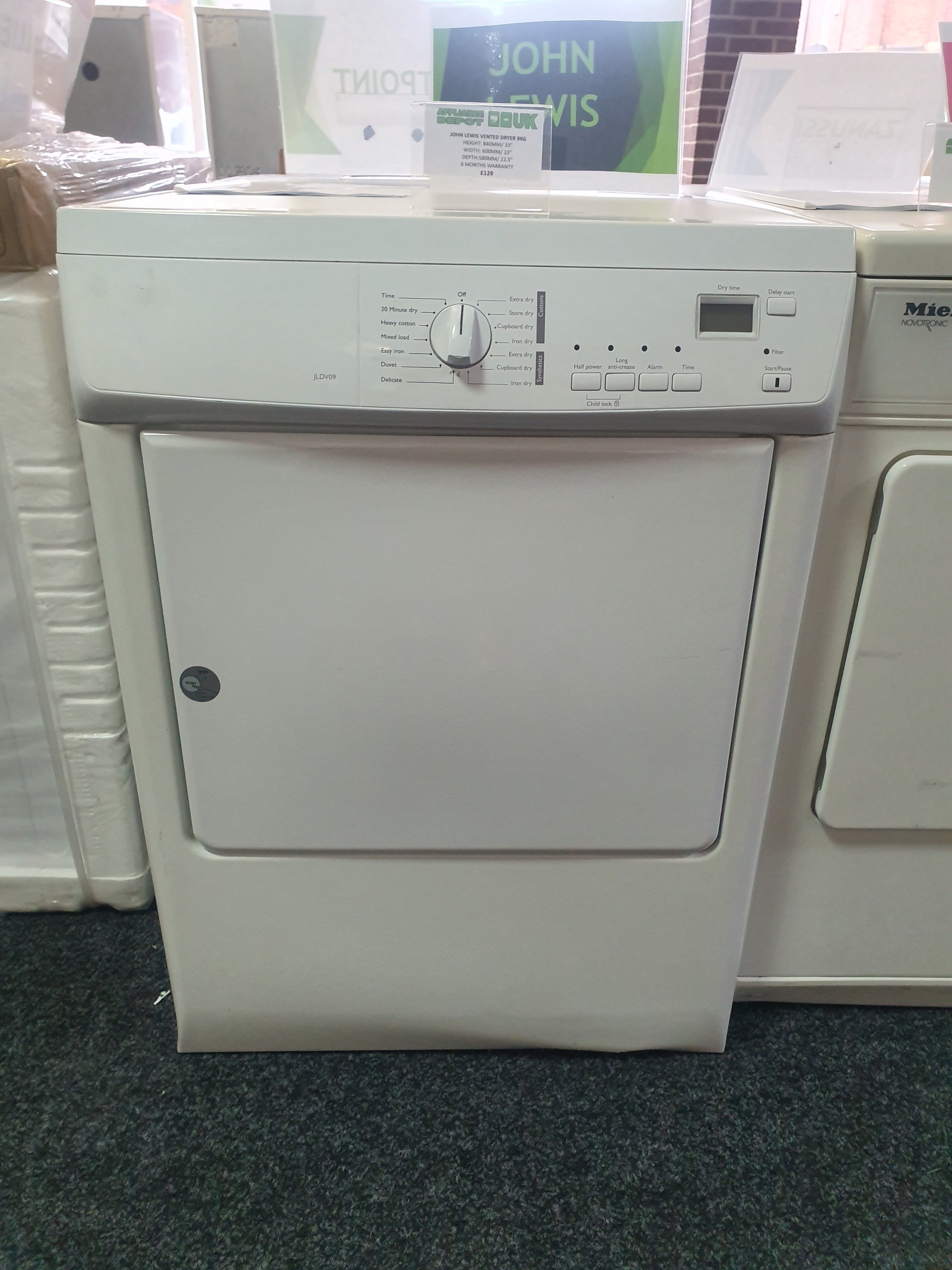 Washer Dryer John Lewis Clothes Dryer John Lewis JLTDH693